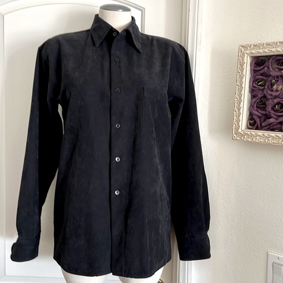 Bruno~Sueded Microfiber Button Shirt - Picture 8 of 8